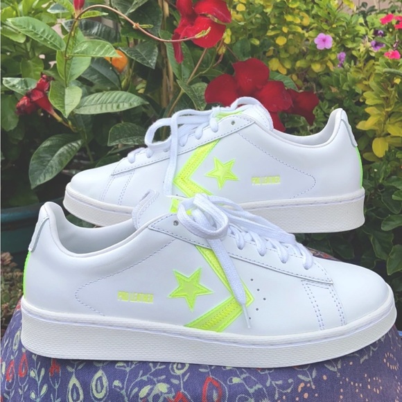 New Pro Leather OX Glow in the Dark Converse Sneakers - Picture 12 of 15